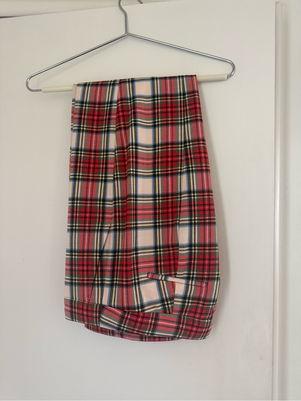 J. Crew Red Plaid Blazer with Black Satin Lapel and Pants - Picture 4 of 10